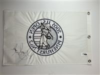 Michael Campbell Signed 2005 US Open at Pinehurst Embroidered Flag JSA ALOA