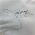Jim Furyk Signed 2003 US Open at Olympia Fields Embroidered Flag JSA ALOA
