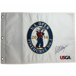 Martin Kaymer Signed 2014 US Open at Pinehurst No. 2 Embroidered Flag JSA ALOA