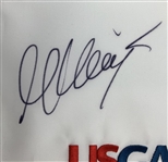 Martin Kaymer Signed 2014 US Open at Pinehurst No. 2 Embroidered Flag JSA ALOA