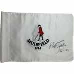 Nick Faldo Signed Muirfield Golf Pin Flag with 1987-92 Inscription JSA ALOA