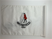 Nick Faldo Signed Muirfield Golf Pin Flag with 1987-92 Inscription JSA ALOA