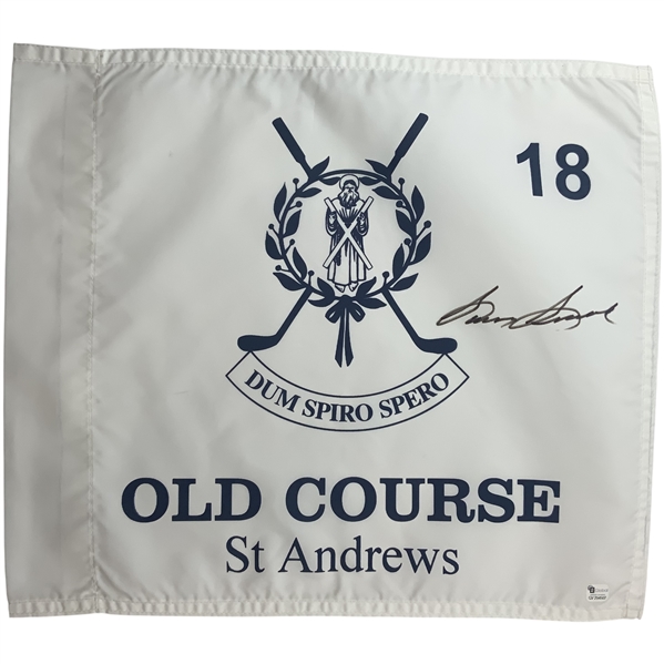 Sam Snead Signed Old Course St. Andrews Flag JSA ALOA
