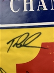 Big 3, Seve & Twenty-Eight (28) OPEN Champs Signed 1999 OPEN at Carnoustie Flag JSA ALOA