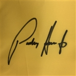 Padraig Harrington Signed 2008 PGA Championship at Oakland Hills Embroidered Flag JSA ALOA