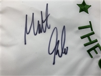 Matthew Fitzpatrick Signed 2022 US Open at The Country Club Embroidered Flag JSA #SS79754