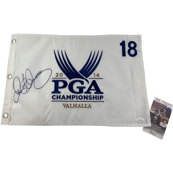 Rory McIlroy Signed 2014 PGA Championship at Valhalla Flag JSA #II09247