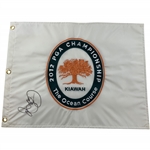 Rory McIlroy Signed 2012 PGA at Kiawah Ocean Course Embroidered White Flag JSA ALOA