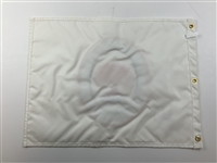 Rory McIlroy Signed 2012 PGA at Kiawah Ocean Course Embroidered White Flag JSA ALOA