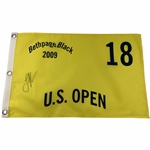 Lucas Glover Signed 2009 US Open at Bethpage Black Screen Flag JSA ALOA