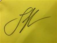 Lucas Glover Signed 2009 US Open at Bethpage Black Screen Flag JSA ALOA