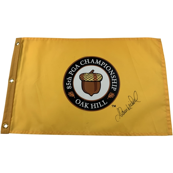 Shaun Micheel Signed 2003 PGA Championship at Oak Hill Flag JSA ALOA
