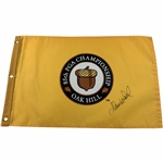 Shaun Micheel Signed 2003 PGA Championship at Oak Hill Flag JSA ALOA