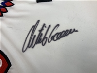 Retief Goosen Signed 2004 US Open Championship at Shinnecock Hills Embroidered Flag JSA ALOA