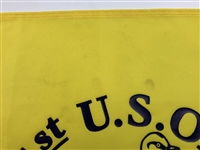 Retief Goosen Signed 2001 US Open at Embroidered Southern Hills Flag JSA ALOA
