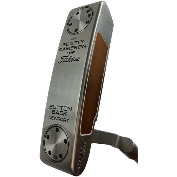 Scotty Cameron for Titleist Button Back Newport Putter with Original Headcover