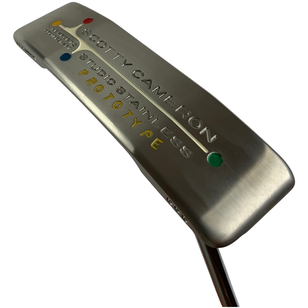 Titleist Scotty Cameron Studio Stainless Newport 2 Center Shaft Prototype Putter