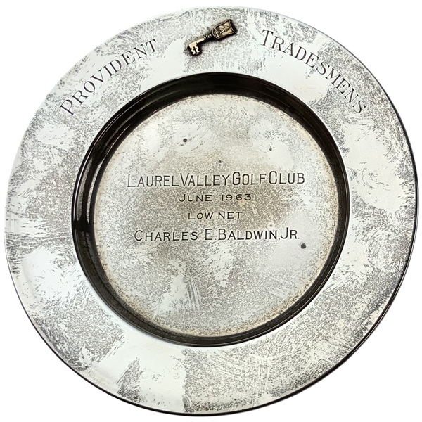 1963 Sterling Silver Laurel Valley Golf Trophy Salver 