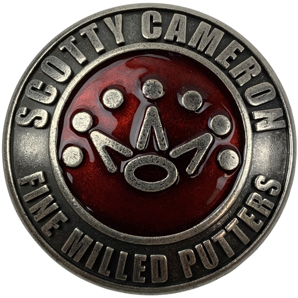 Scotty Cameron 2010 Club Cameron Red Seven Point Crown Belt Buckle