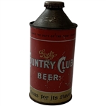 Vintage Goetz Country Club Beer High Profile Cone Top Can Full & Unopened
