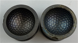 (2) Vintage Dunlop Industrial Golf Ball Molds