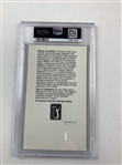 1999 Motorola Western Open Full Ticket Tiger Woods 10th PGA Tour Victory PSA 9 MINT