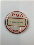 Collection of Five Vintage PGA Championship Press and Guest Badges 1961-1969