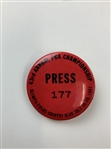 Collection of Five Vintage PGA Championship Press and Guest Badges 1961-1969