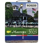 Rory McIlroy Signed 2025 Masters Tournament SERIES Badge #R09159 JSA ALOA