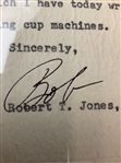 Bobby Jones Signed 1948 Letter to Coca-Cola Exec Photo Display - Framed JSA #B60831