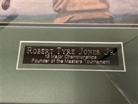 Bobby Jones Signed 1948 Letter to Coca-Cola Exec Photo Display - Framed JSA #B60831