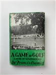 Three Volumes of Golf Literature by Francis Ouimet, J.H. Taylor, and Horace Hutchinson