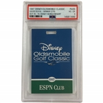 1997 Disney Oldsmobile Golf Classic PSA 4 VG-EX ESPN Club Pass David Duval Back-to-Back Tour Wins