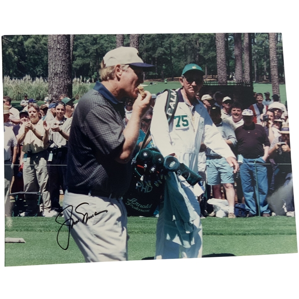 Jack Nicklaus Signed The Masters Pimento Cheese Sandwich 11x14 Original Photo JSA ALOA