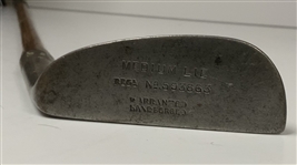 Antique Harry Vardon Signature Model Hickory Shaft Putter by William Gibson for Thornton and Co