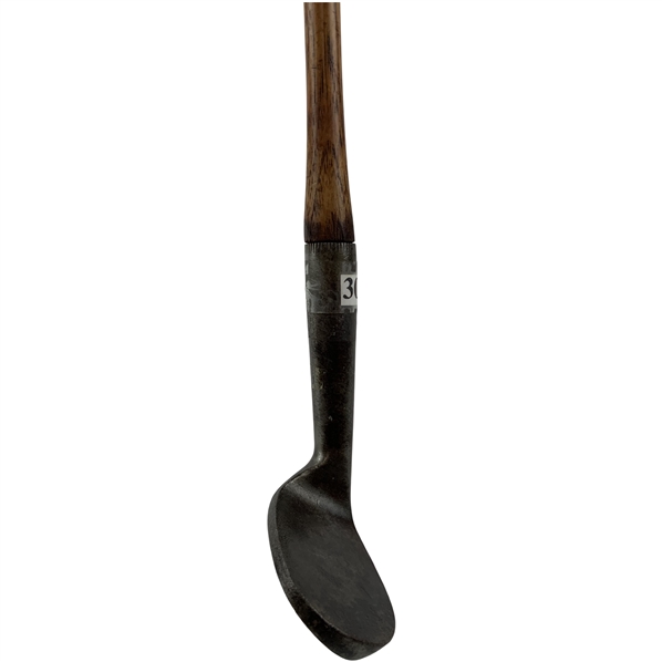 Antique Spalding Hickory-Shafted Smooth-Face Golf Club