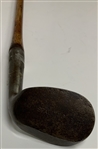 Antique Spalding Hickory-Shafted Smooth-Face Golf Club