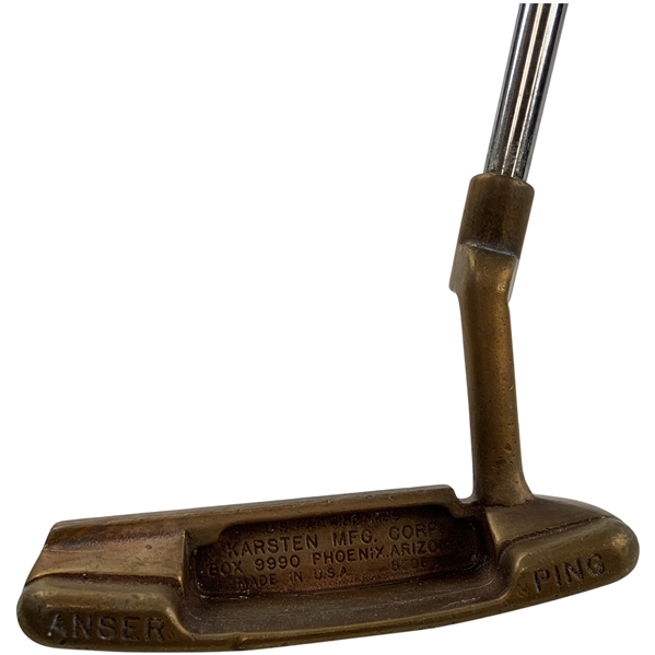 Vintage Left Handed Ping Anser Manganese Bronze Putter