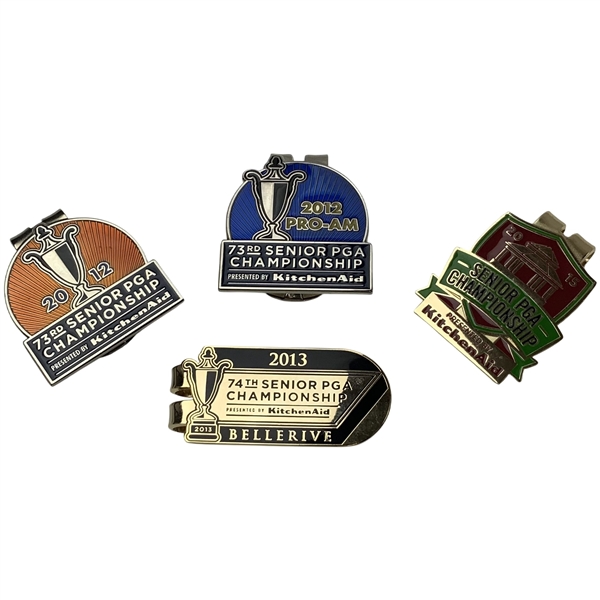 A Collection of Four KitchenAid Senior PGA Championship Commemorative Money Clips