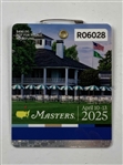 A Collection of Twenty-One Masters Tournament SERIES Badges 2004-2025