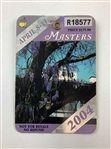 A Collection of Twenty-One Masters Tournament SERIES Badges 2004-2025
