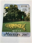 A Collection of Twenty-One Masters Tournament SERIES Badges 2004-2025