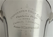 1938 Art Deco Sterling Silver Golf Trophy Captains Prize 