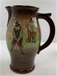 Royal Doulton Kingsware Large Lemonade Pitcher and Related Mug 