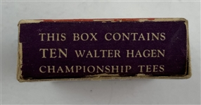 Box of Walter Hagen Golf Tees