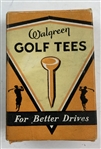 Full Box of 18 Walgreen Golf Tees