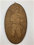 Seven Art Nouveau/Arts & Crafts Plaques Featuring Golfers