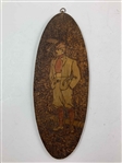 Seven Art Nouveau/Arts & Crafts Plaques Featuring Golfers