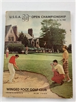 1959 US Open Championship Winged Foot Seasons Ground Badge & Program - Nicklaus Amateur
