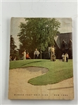 1959 US Open Championship Winged Foot Seasons Ground Badge & Program - Nicklaus Amateur